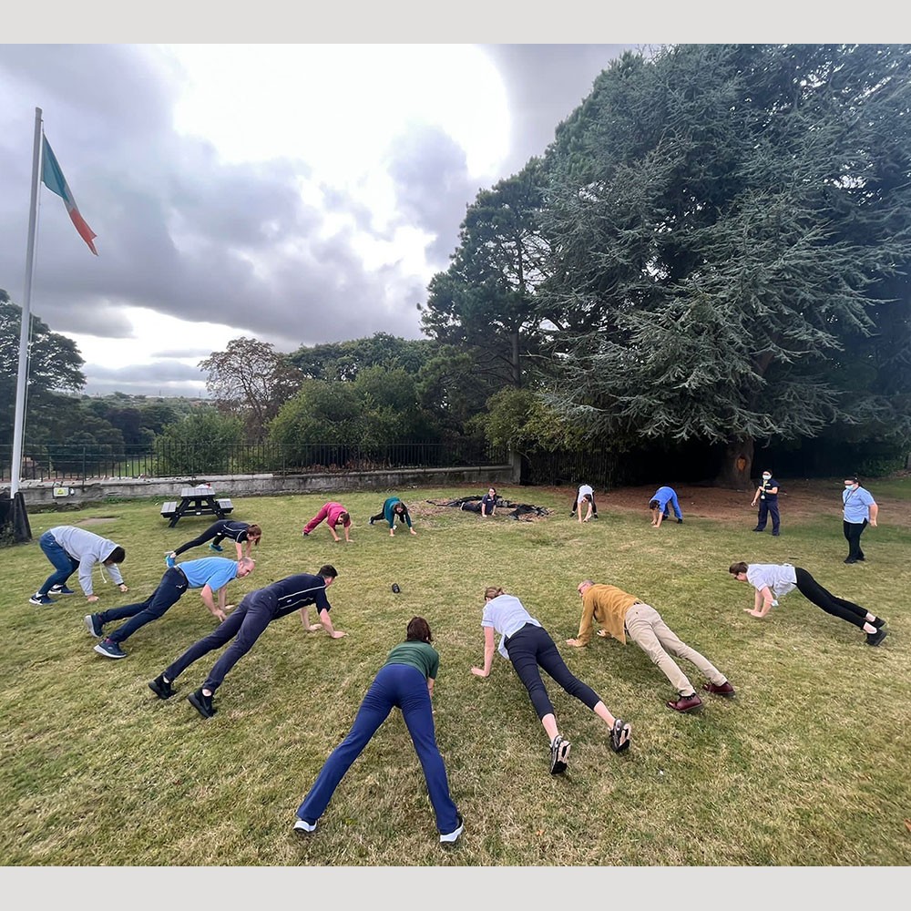Photo of physiotherapists at St. Mary’s Hospital, Phoenix Park in Ireland marking World PT Day 2022