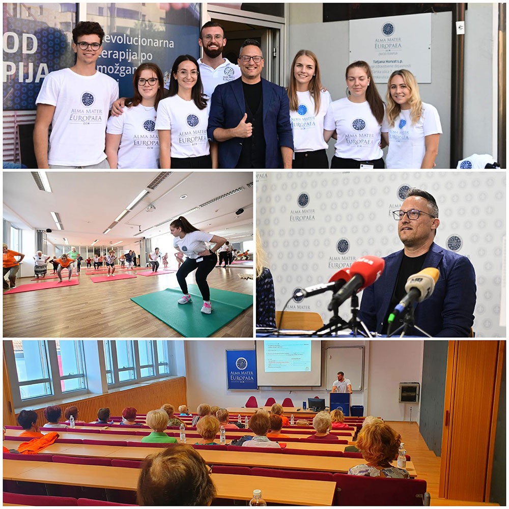 Foto von Aktivitäten des Slowenischen Verbands der Physiotherapeuten anlässlich des Welt-PT-Tags 2022