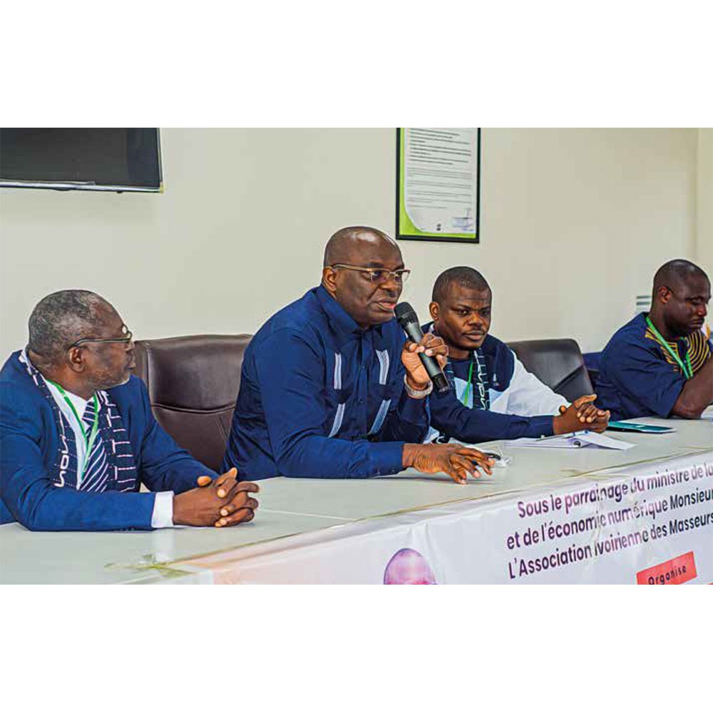 Kegiatan yang diadakan oleh Ivorian Association of Masseurs-Kinesitherapist untuk memperingati Hari PT Sedunia 2022