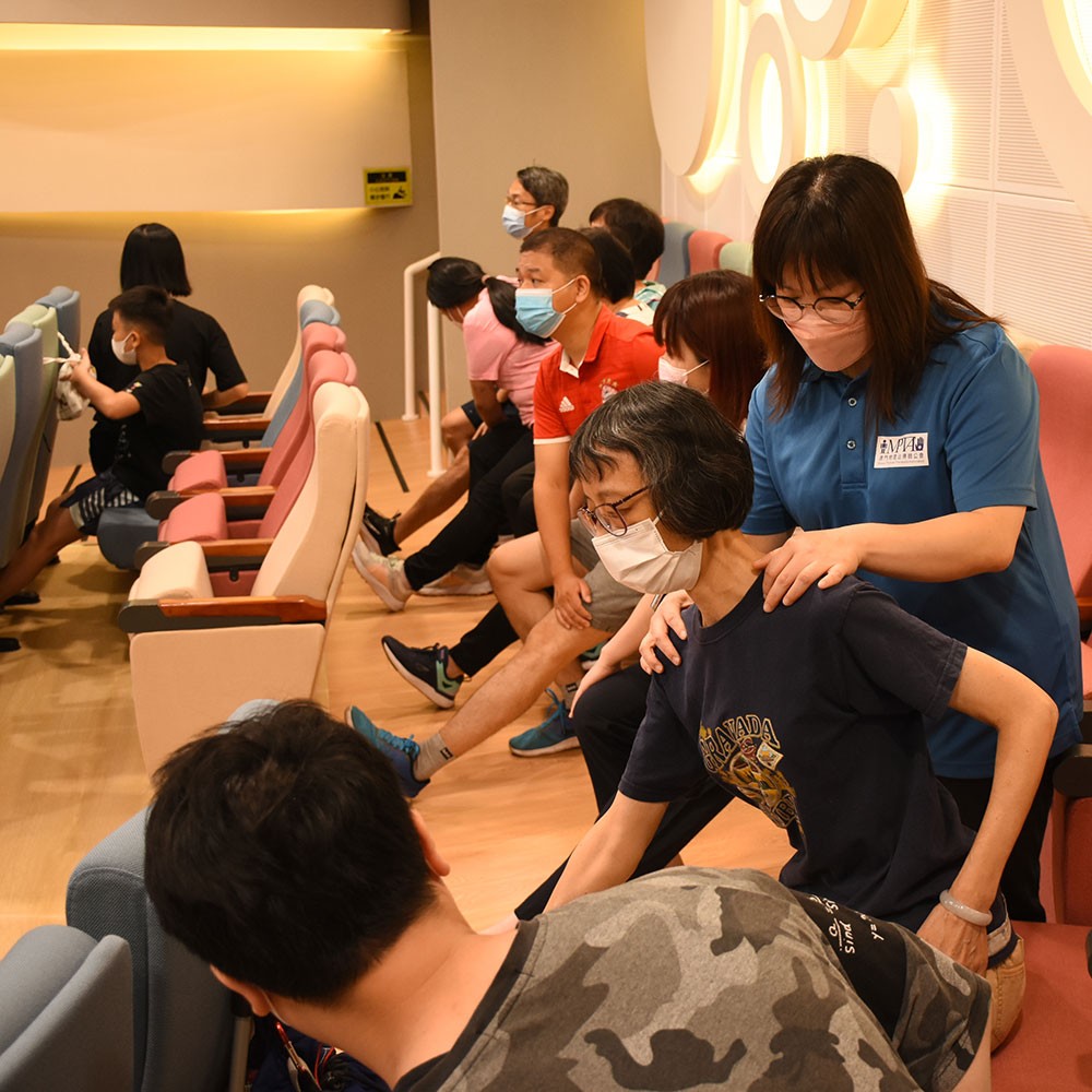 Photo of workshop held by  Macau Physical Therapists Association to mark World PT Day 2022