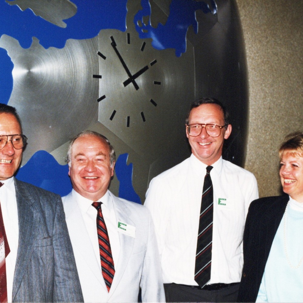 David Teager en la reunión de SLCP en 1987