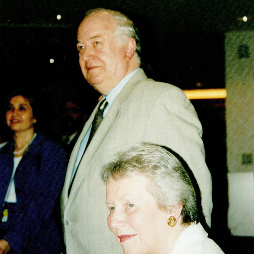 David und Pam Teager in Yokohama im Jahr 1999