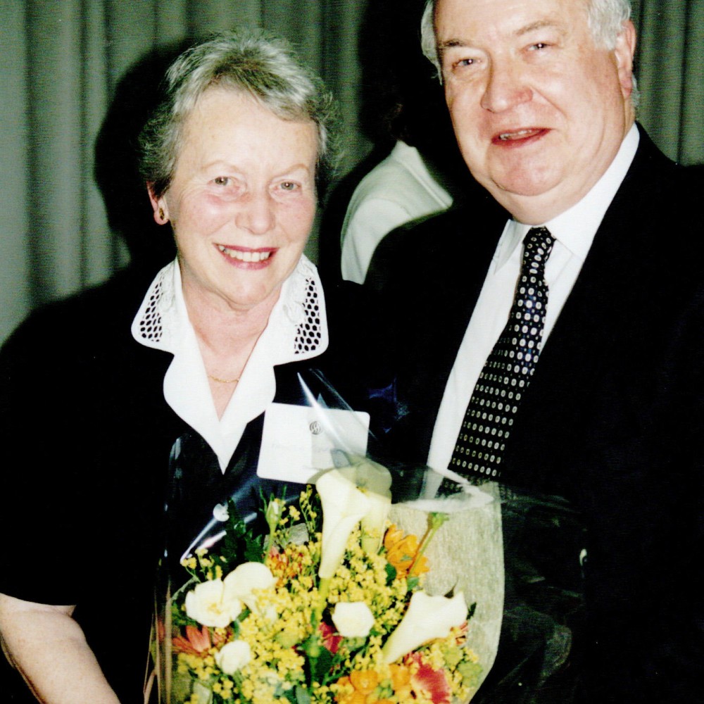Pam and David Teager in 1999
