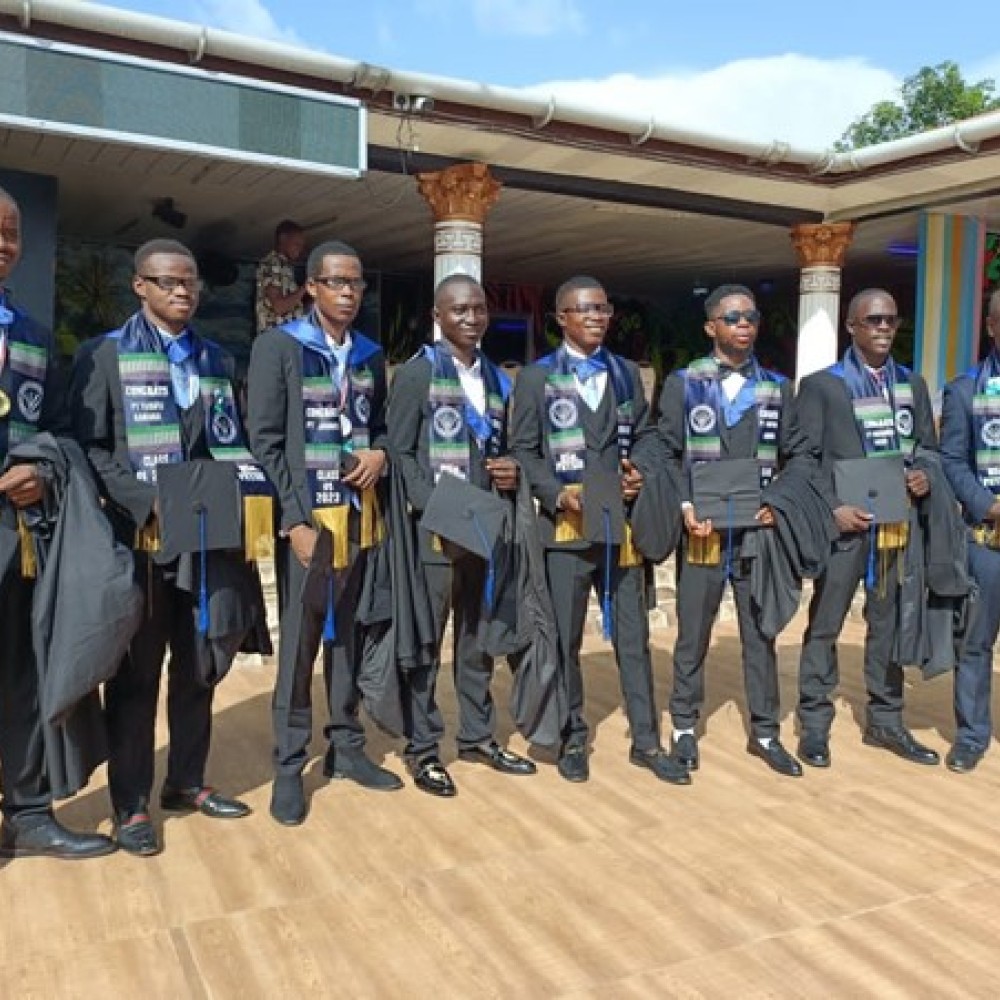 Graduation ceremony in Sierra Leone