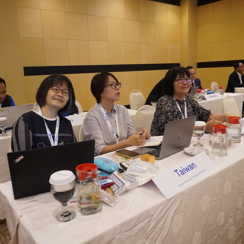 Participants at World Physiotherapy AWP region general meeting and congress September 2024