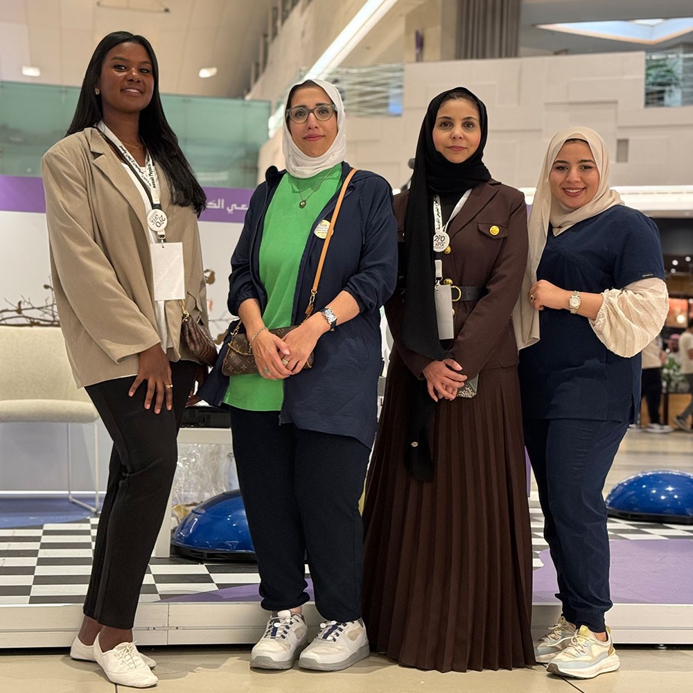 Photo showing activities held for World PT Day 2025 in Kuwait