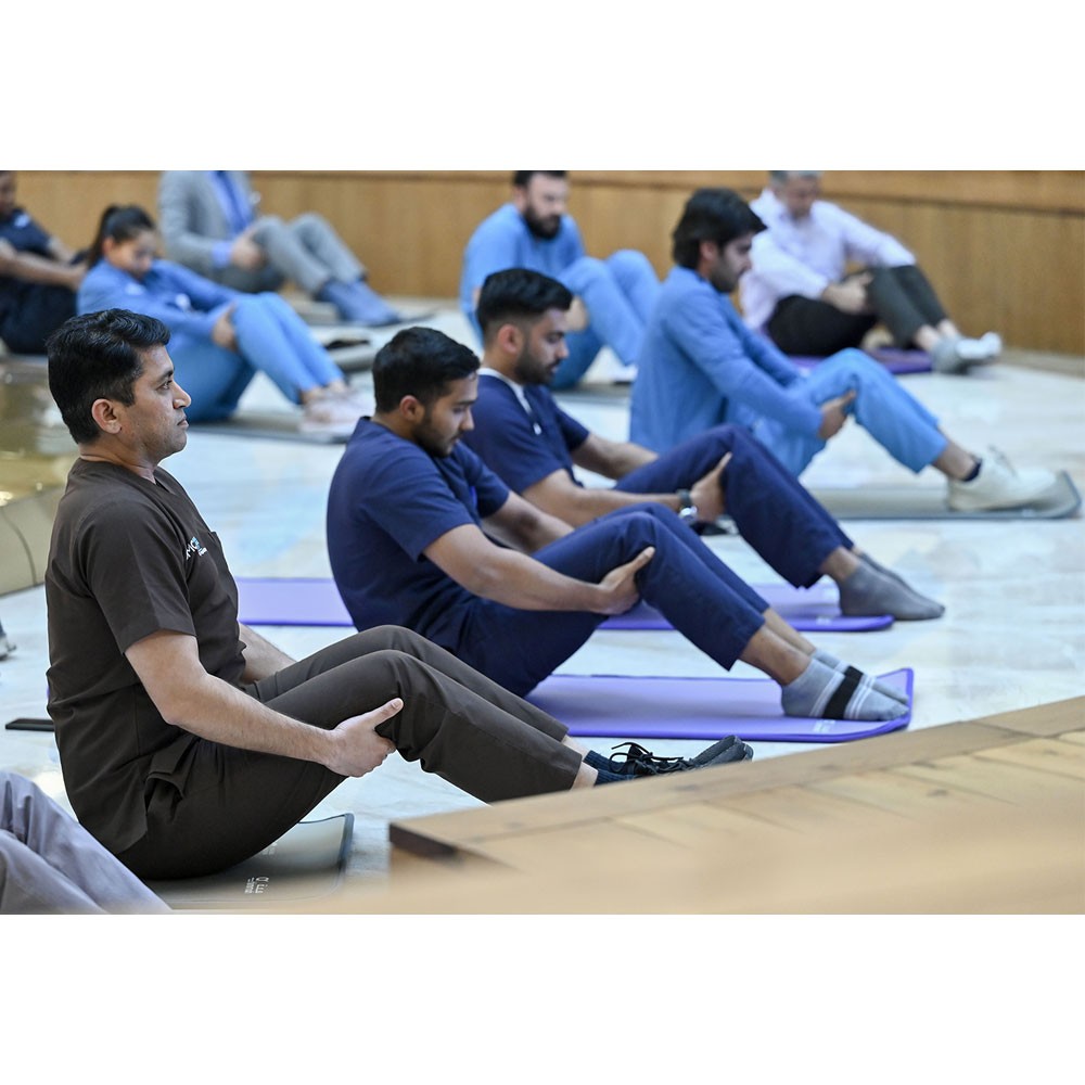 Photo showing activities held for World PT Day 2025 in the United Arab Emirates