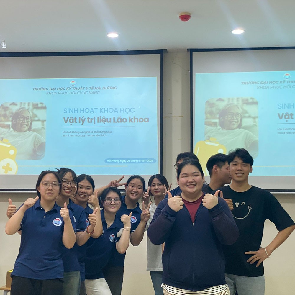 Photo showing activities held for World PT Day 2025 in Vietnam