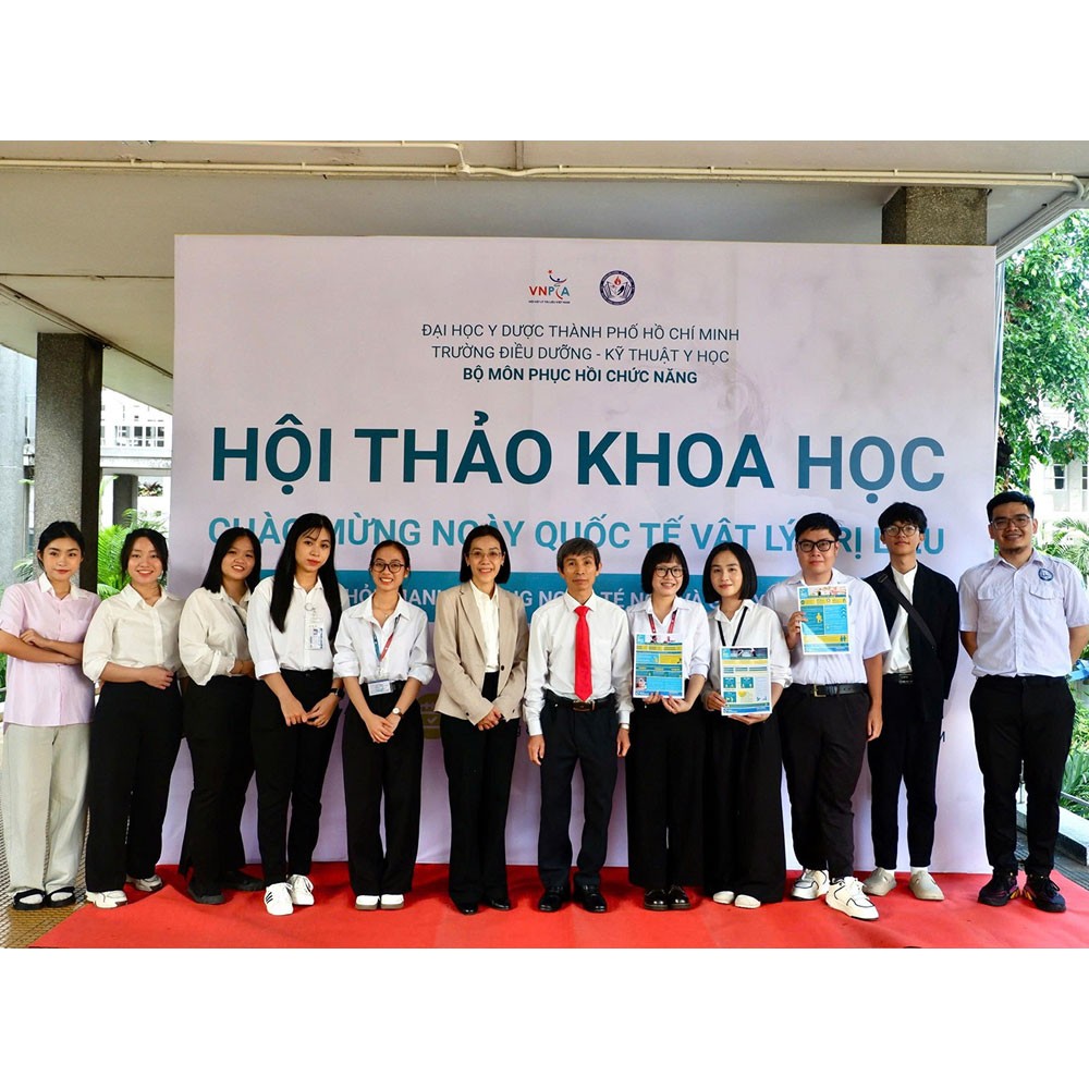 Photo showing activities held for World PT Day 2025 in Vietnam