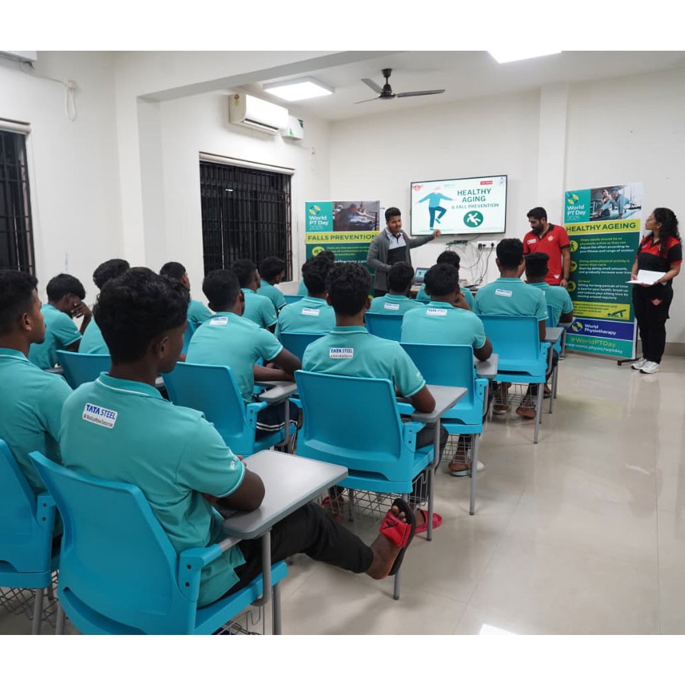 Photo showing activities held for World PT Day 2025 in India