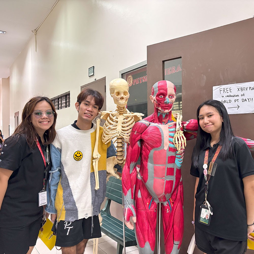 Photo showing activities held for World PT Day 2025 in the Philippines