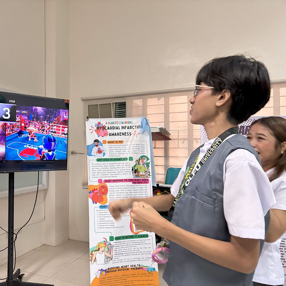 Photo showing activities held for World PT Day 2025 in the Philippines