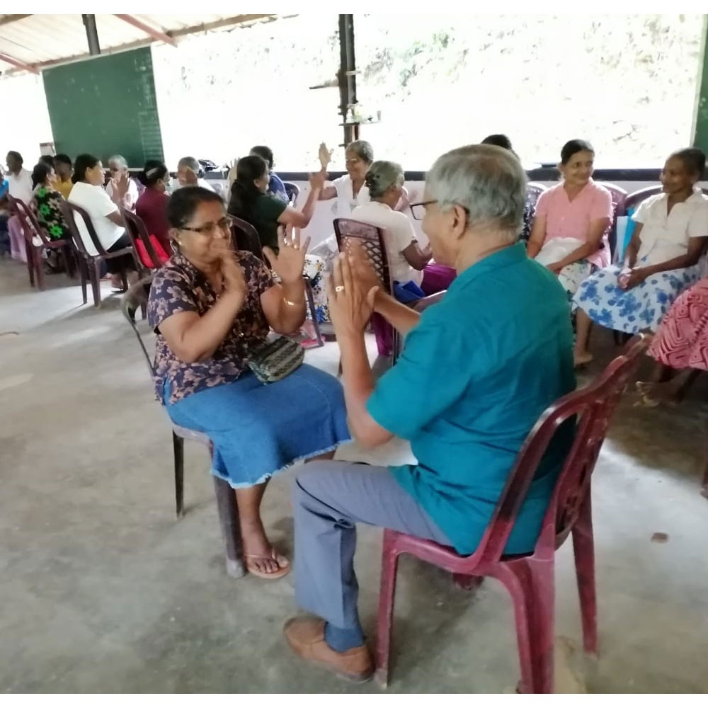 Photo showing activities held for World PT Day 2025 in Sri Lanka