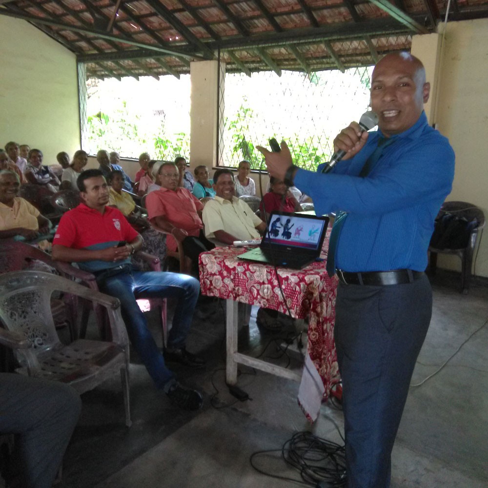 Photo showing activities held for World PT Day 2025 in Sri Lanka