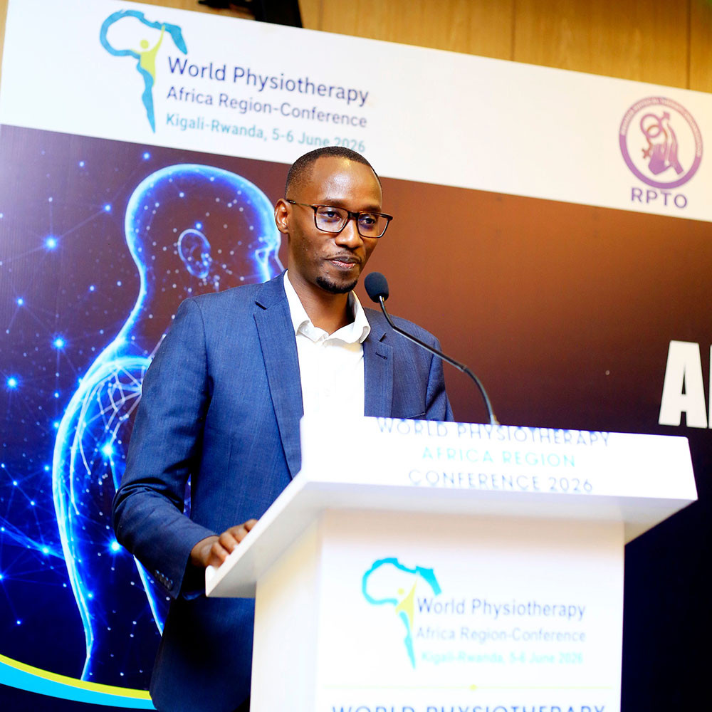 Photo of speaker at Africa region conference