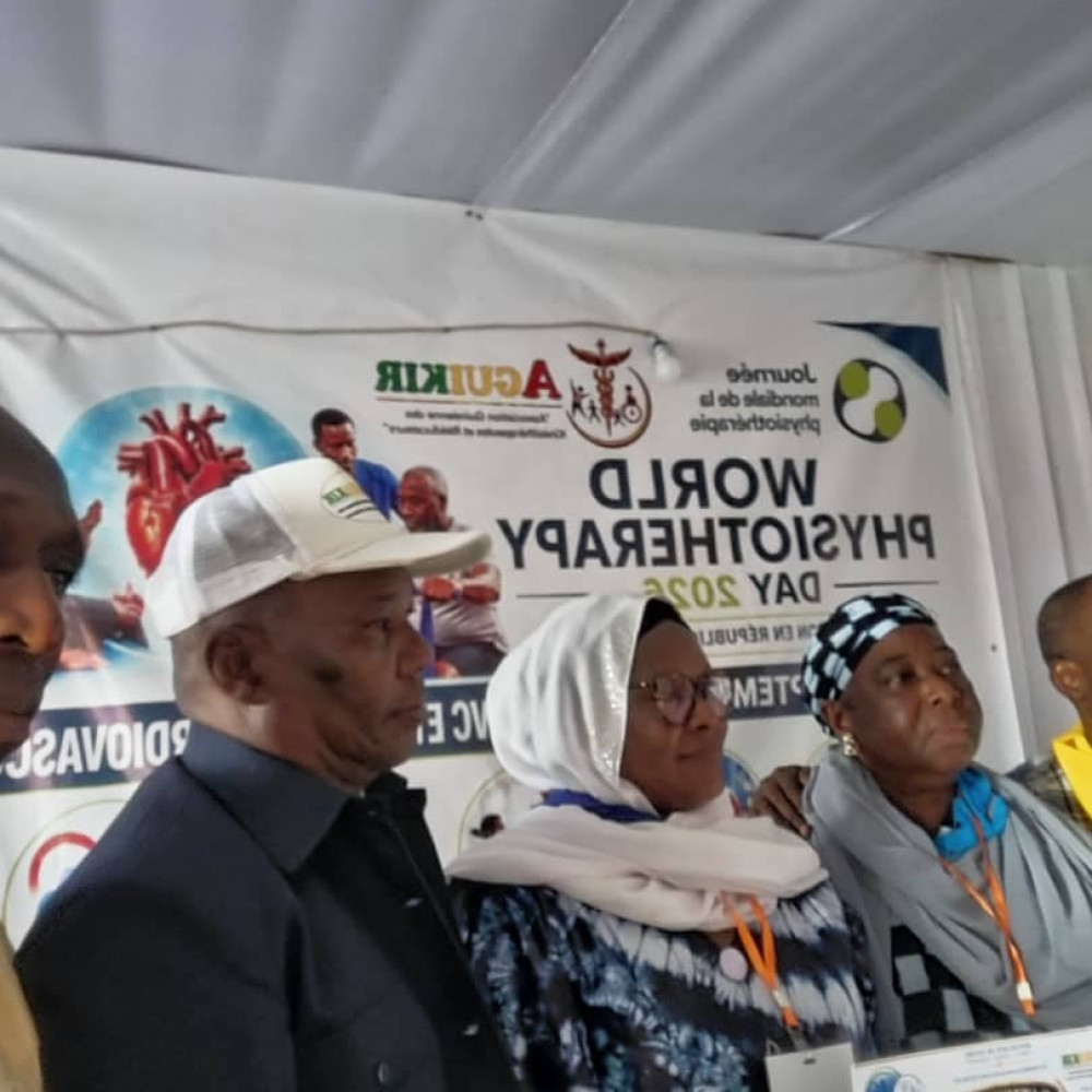 Photo showing activities held to mark World PT Day 2026 in Guinea
