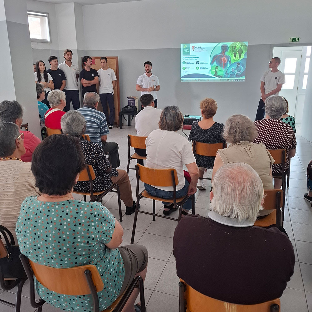 Photo showing activities held to mark World PT Day 2026 in Portugal
