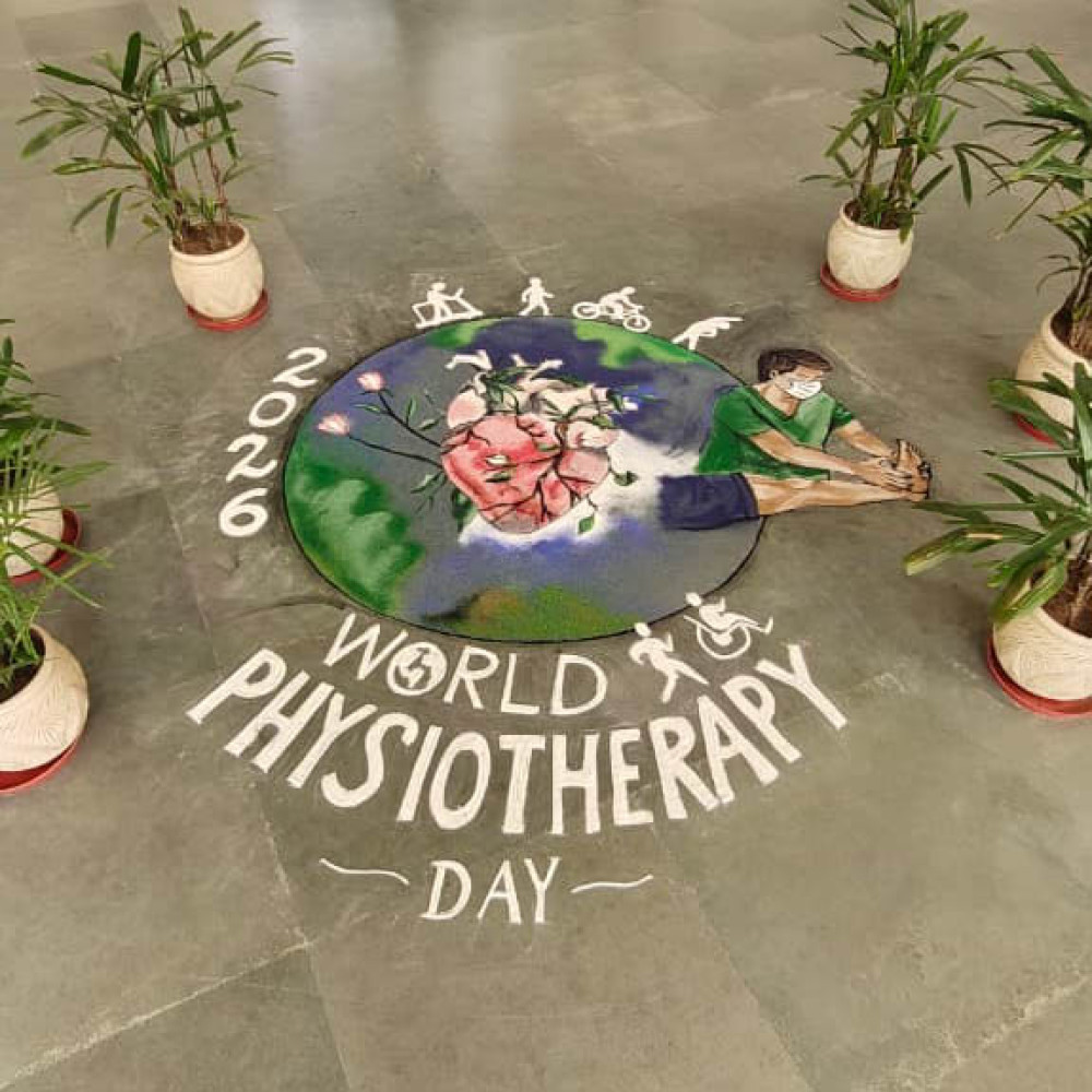 Photo showing activities held to mark World PT Day 2026 in India