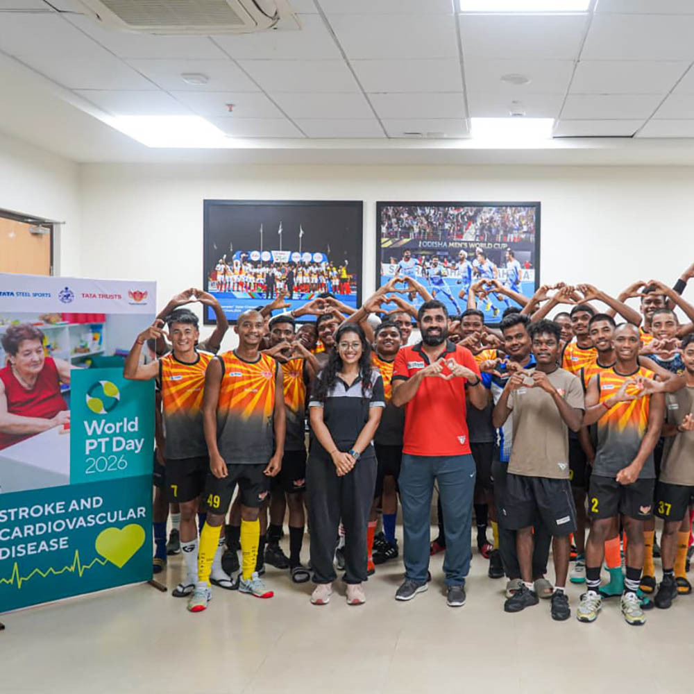 Photo showing activities held to mark World PT Day 2026 in India
