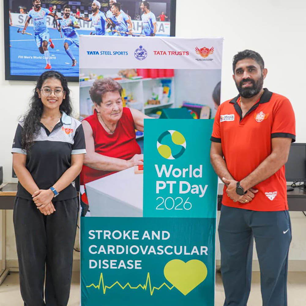 Photo showing activities held to mark World PT Day 2026 in India