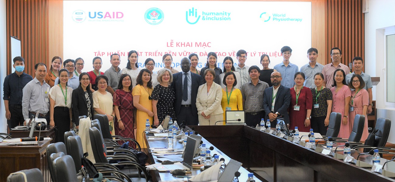 Group photo in Vietnam