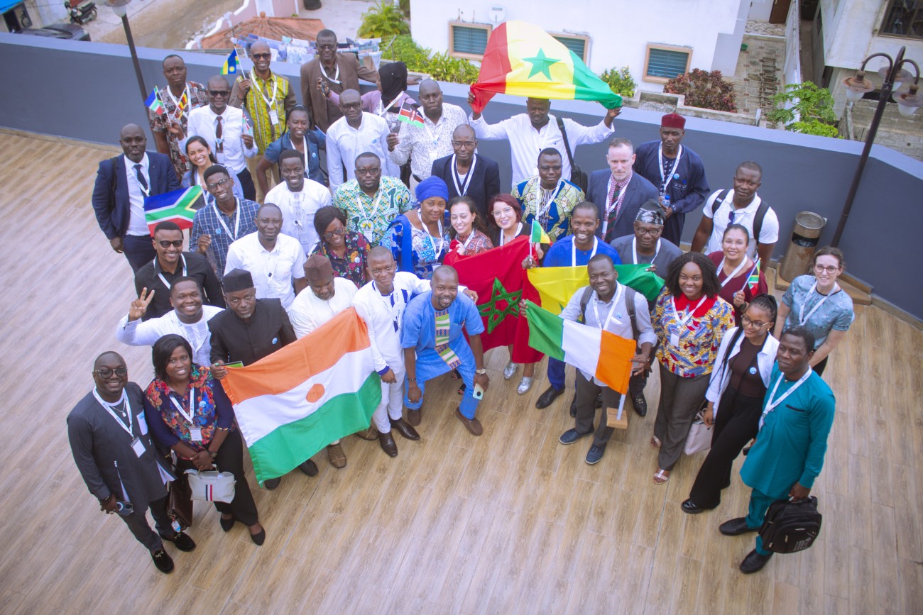 I partecipanti all'assemblea generale della regione Africa di World Physiotherapy