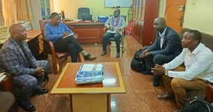 Reunião com representantes do Ministério da Saúde da Serra Leoa