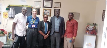 Ontmoeting met vertegenwoordigers van het Liberiaanse ministerie van Volksgezondheid