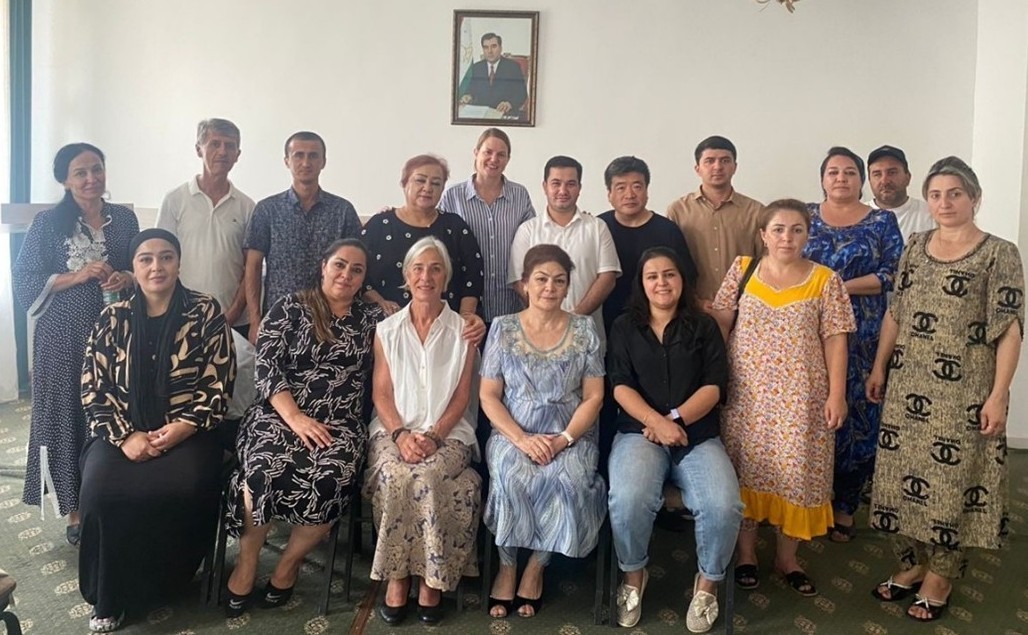Training group in Dushanbe, Tajikistan