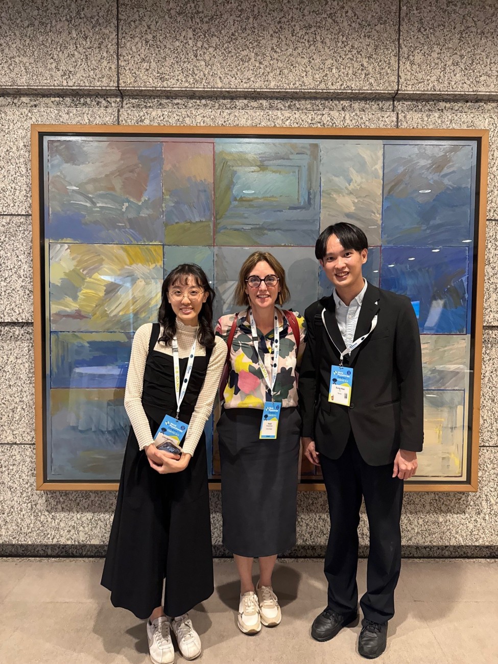 TPTA interns and Heidi at congress 2025