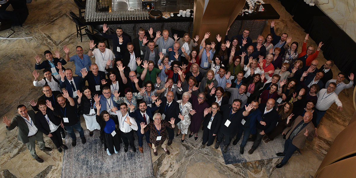 Group photo of the Europe region general meeting in May 2026