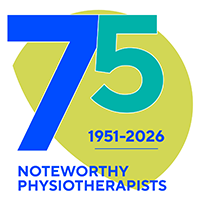 Logo for 75 noteworthy physiotherapists