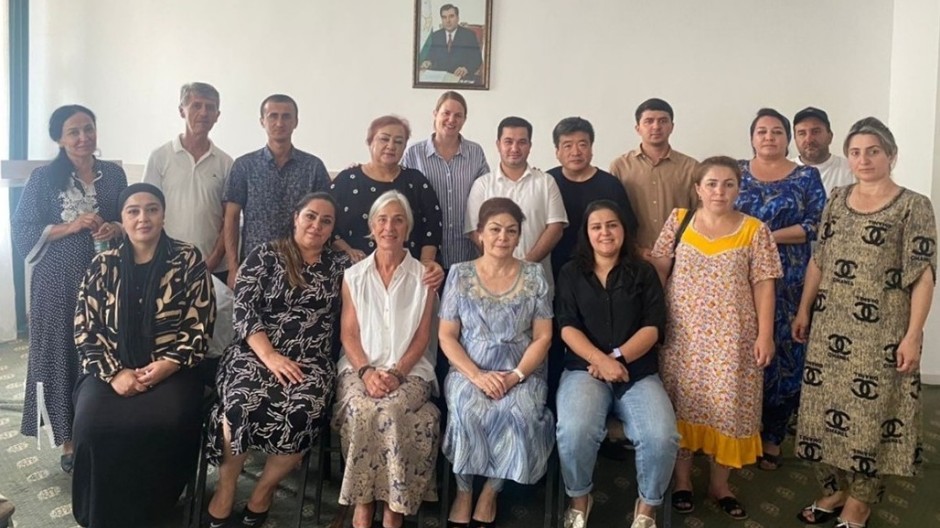 Training group in Dushanbe, Tajikistan