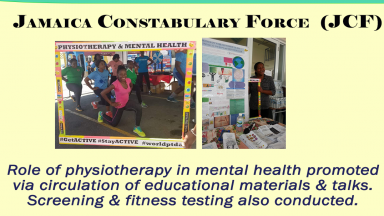 Photograph of World PT Day 2018 celebration in Jamaica