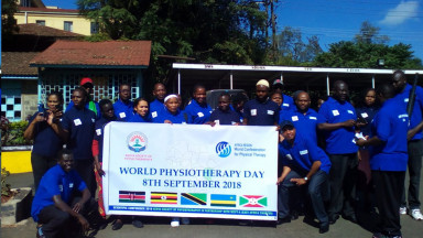 Photograph of World PT Day 2018 celebration in Kenya