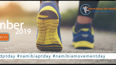 Foto perayaan yang diadakan di Namibia untuk memperingati Hari PT Sedunia 2019