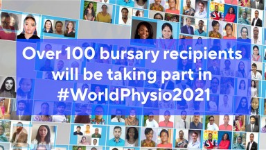 Compilation image of bursary recipients for congress