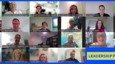 Participants at leadership programme forum