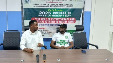 Photo showing activities held for World PT Day 2025 in Nigeria