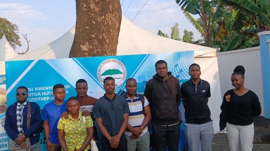 Photo showing activities held for World PT Day 2025 in the Tanzania