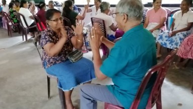 Photo showing activities held for World PT Day 2025 in Sri Lanka