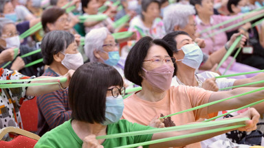 Photo showing activities held to mark World PT Day 2026 in Hong Kong