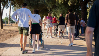 Photo showing activities held to mark World PT Day 2026 in Italy